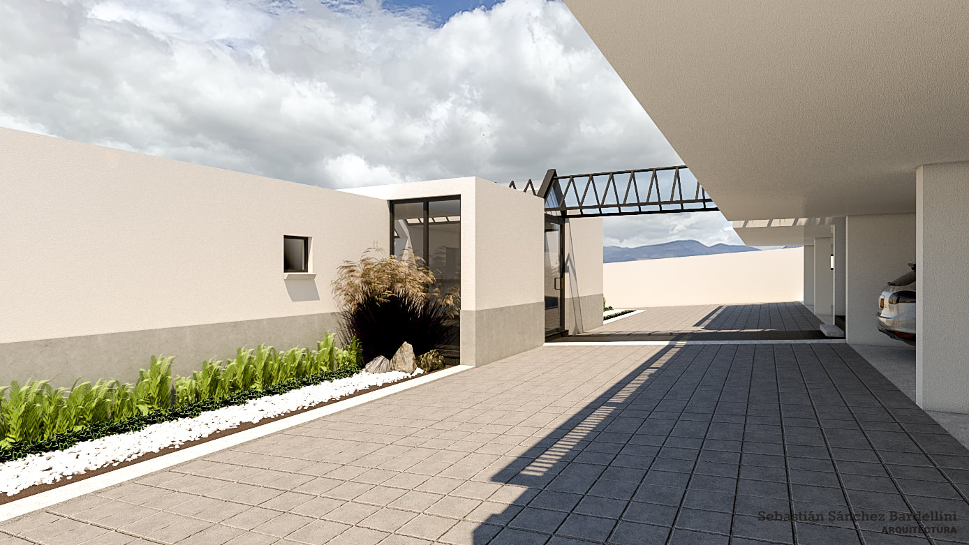 Ingreso al vestibulo del bloque 2.